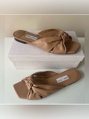 Jimmy Choo Avenue Flat Sandal size 43